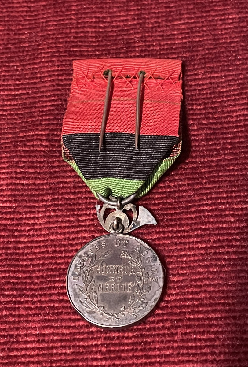 French Indochina Merit Medal, Customs And Excise, 3rd Republic-photo-2