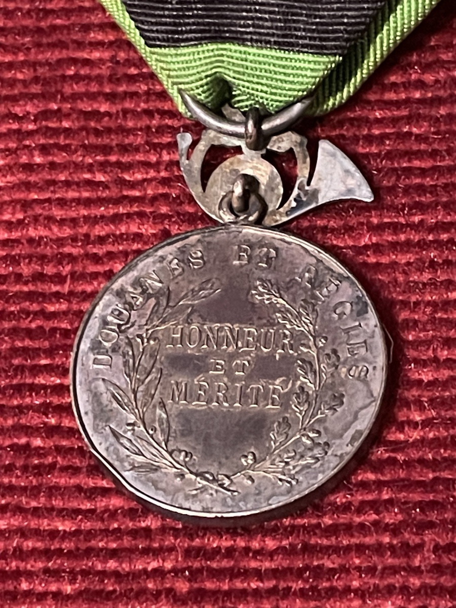 French Indochina Merit Medal, Customs And Excise, 3rd Republic-photo-4