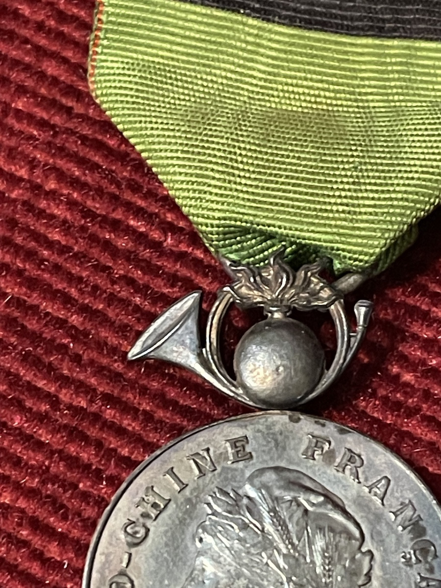 French Indochina Merit Medal, Customs And Excise, 3rd Republic-photo-1