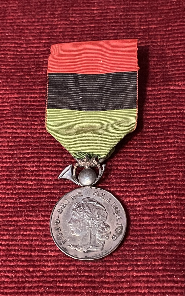 French Indochina Merit Medal, Customs And Excise, 3rd Republic