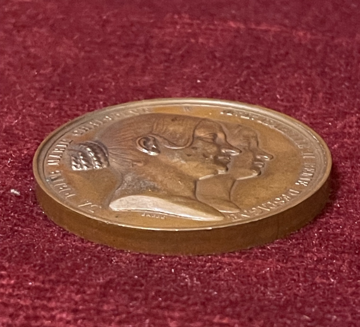 Médaille Monnaie de Paris Visite de la Reine Marie-Christine, 1840-photo-3