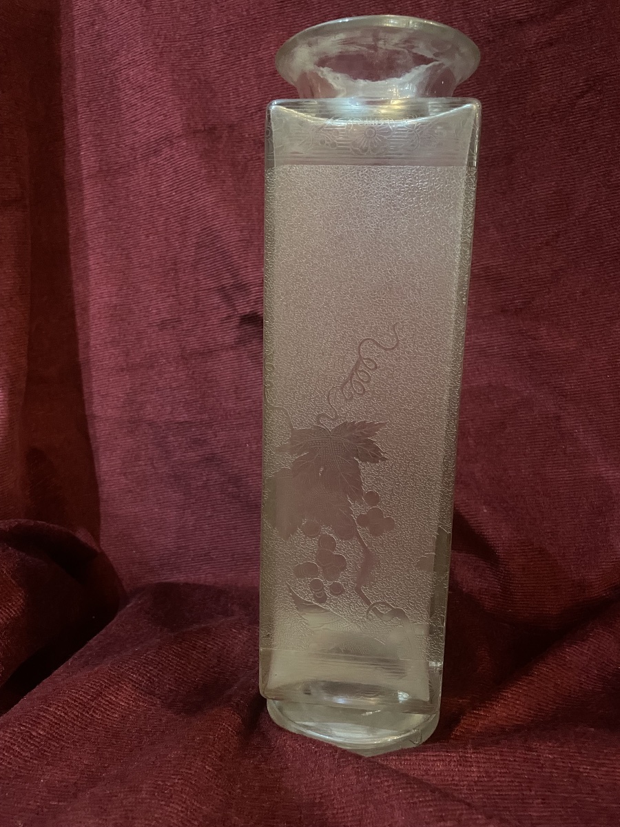 Vase cristal Baccarat Art Nouveau -photo-4
