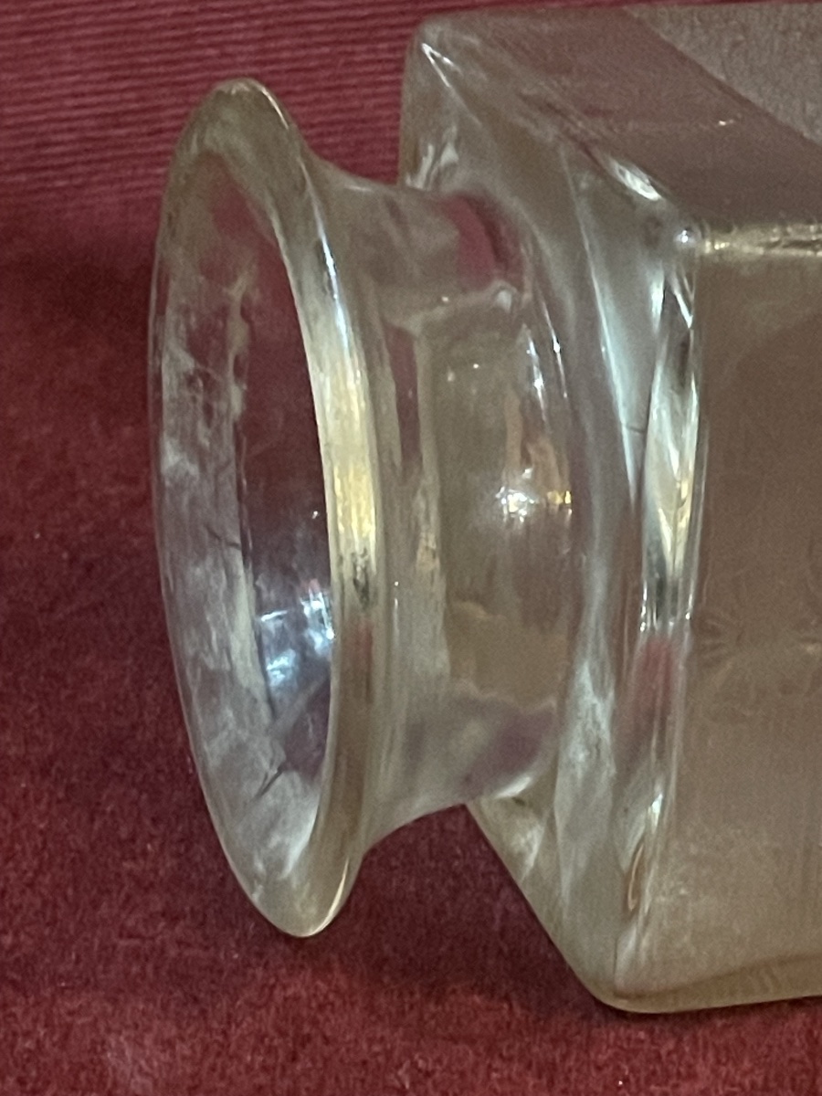 Vase cristal Baccarat Art Nouveau -photo-3