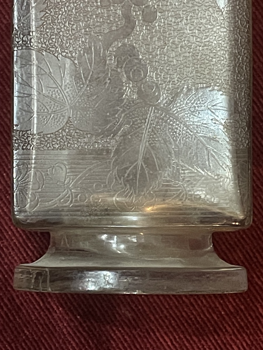 Vase cristal Baccarat Art Nouveau -photo-7