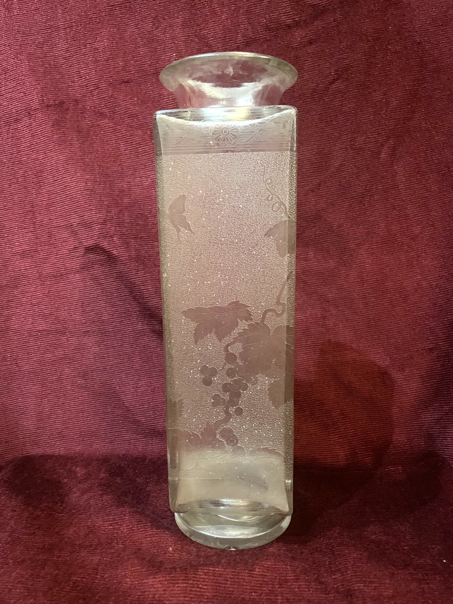 Vase cristal Baccarat Art Nouveau 