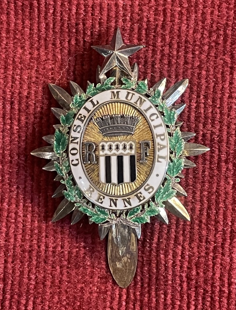 Rennes Municipal Councillor Badge