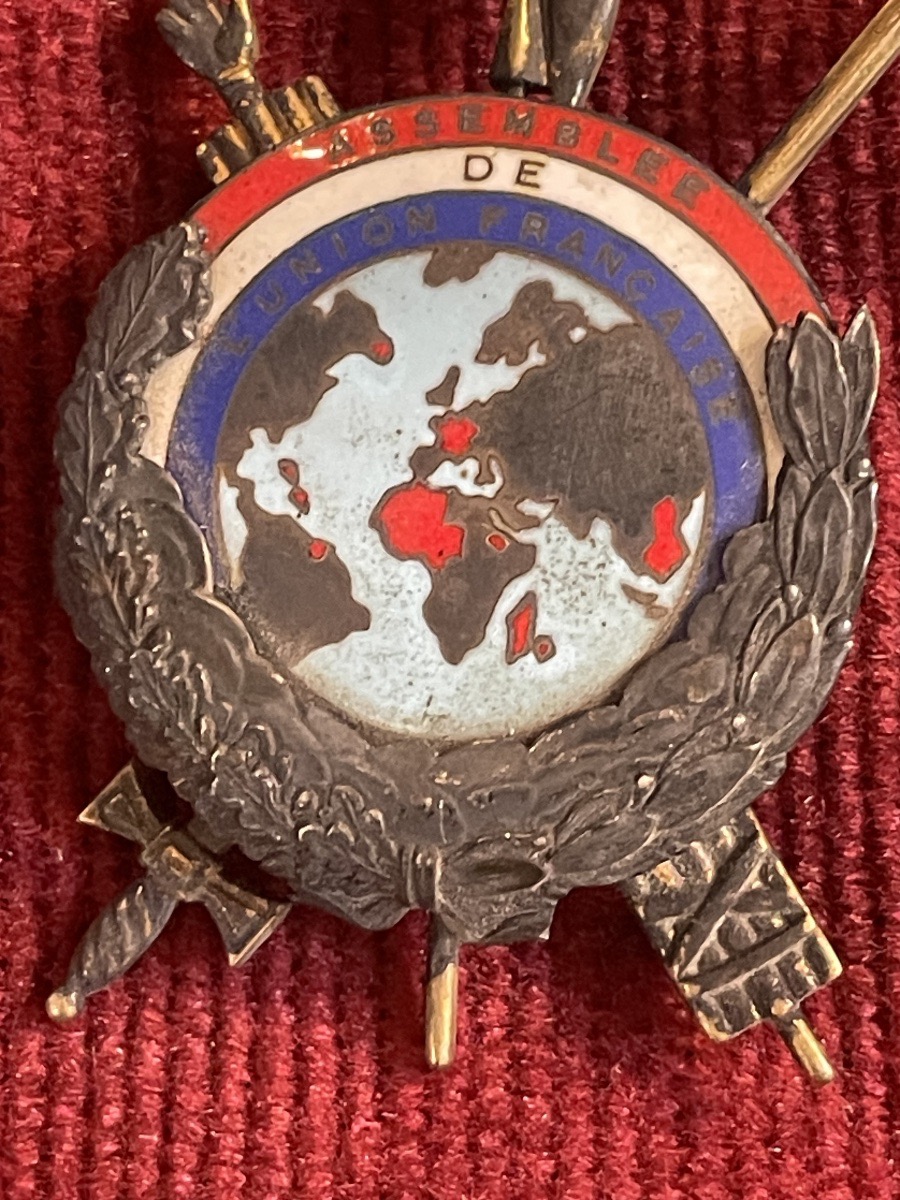 Union Française Deputy's Badge In Silver-photo-4