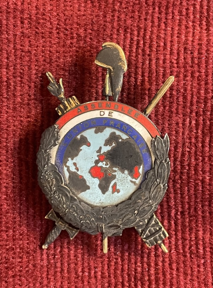 Union Française Deputy's Badge In Silver