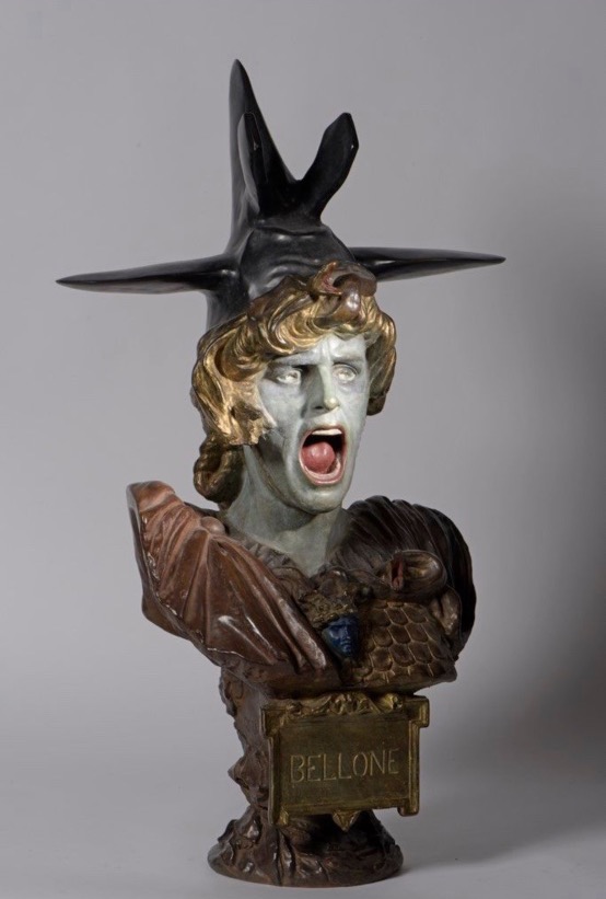 J.L. Gérôme, bronze "Bellone", 81 cm-photo-3