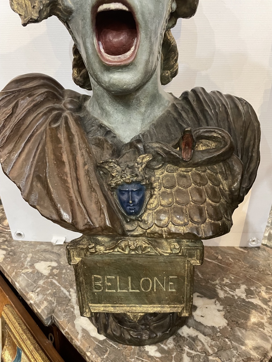 J.L. Gérôme, bronze "Bellone", 81 cm-photo-3