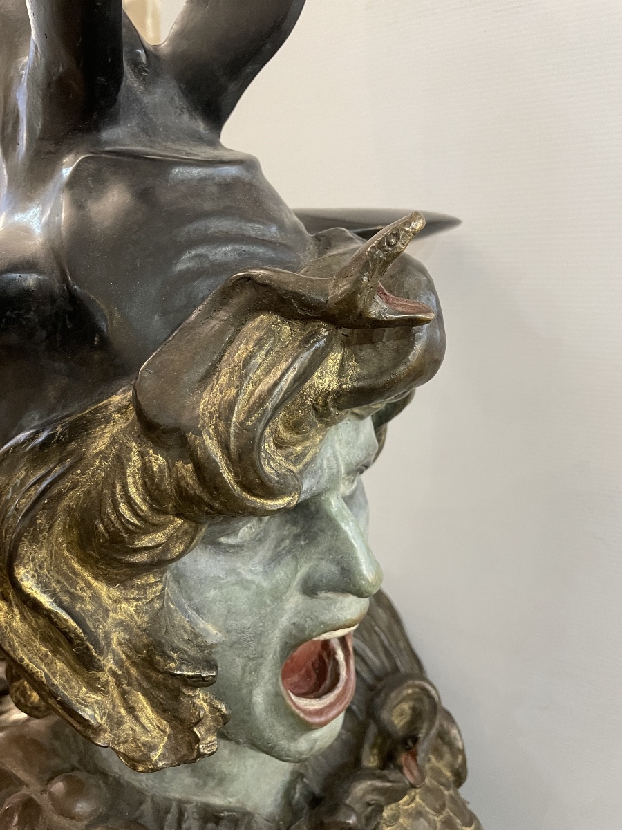 J.L. Gérôme, bronze "Bellone", 81 cm-photo-4