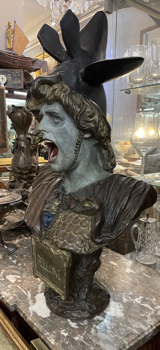 J.L. Gérôme, bronze "Bellone", 81 cm-photo-6