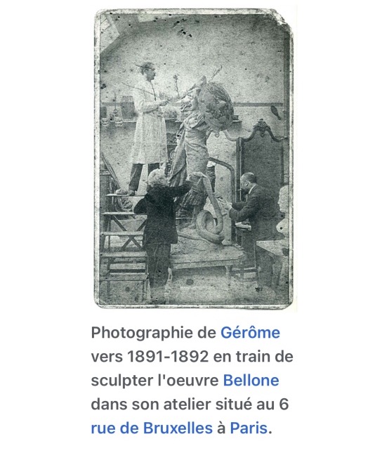 J.L. Gérôme, bronze "Bellone", 81 cm-photo-7