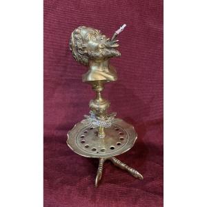 Rare pyrogène  en bronze 19 ème siècle 