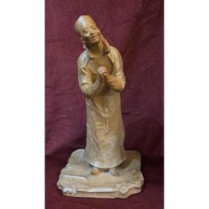 Chinese "chin-chin", Terracotta By Jean Mich 