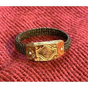 Napoleon III Hair And Gold Ring