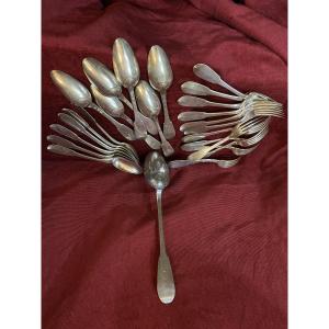 18th Century Silver Flatware