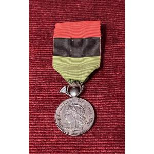 French Indochina Merit Medal, Customs And Excise, 3rd Republic