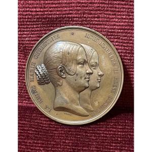 Médaille Monnaie de Paris Visite de la Reine Marie-Christine, 1840