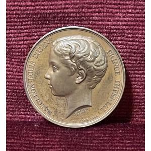 Médaille Monnaie de Paris à l'occasion de la visite du Prince Impérial Napoléon Louis Eugène, 1