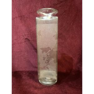 Vase cristal Baccarat Art Nouveau 
