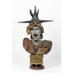 J.L. Gérôme, bronze "Bellone", 81 cm