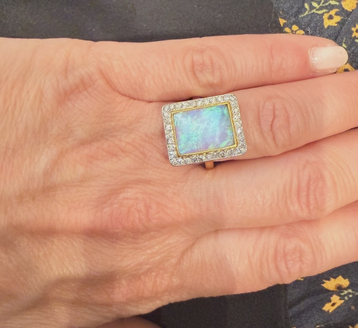 Diamond Opal Ring-photo-1