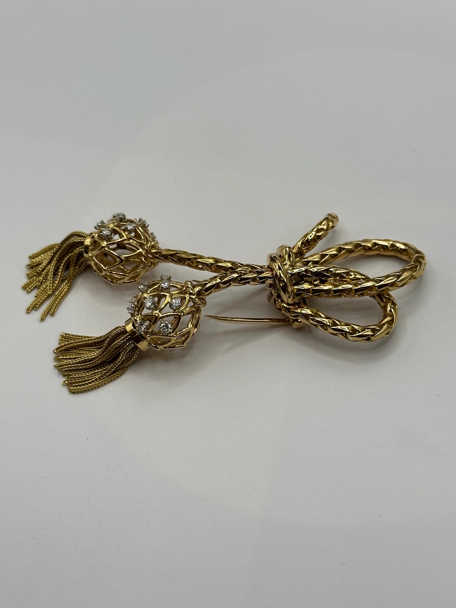 Yellow Gold Brooch-photo-2