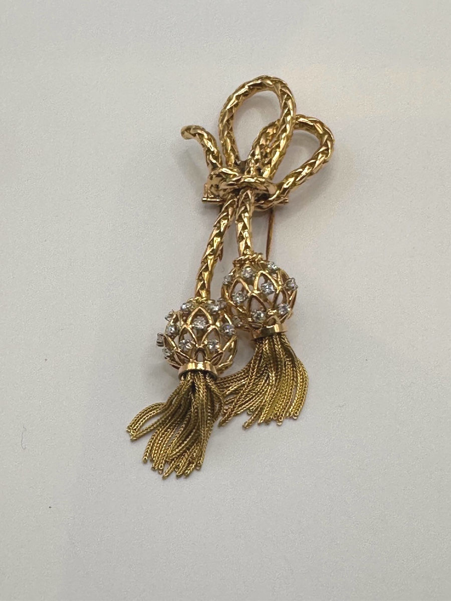 Yellow Gold Brooch