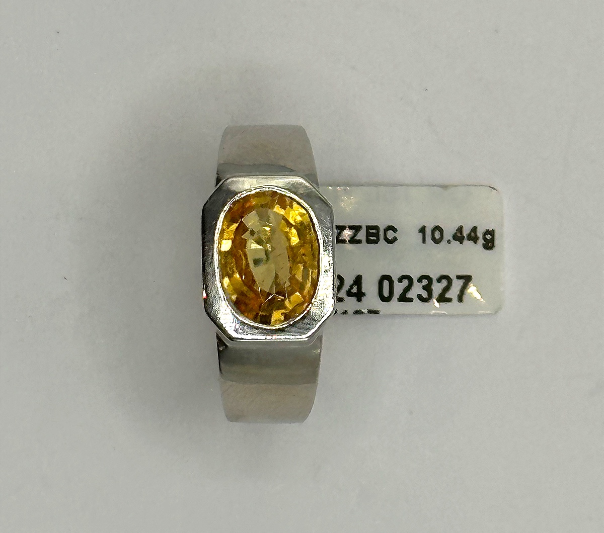 Yellow Sapphire Ring