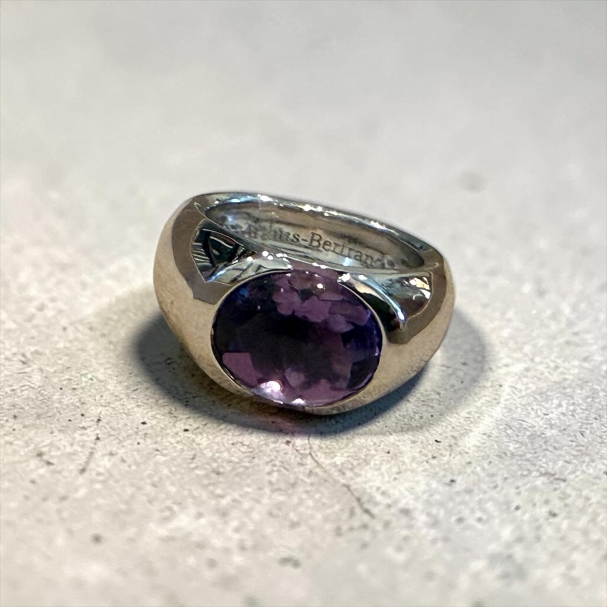 ARTHUS BERTRAND Bague argent - améthyste 