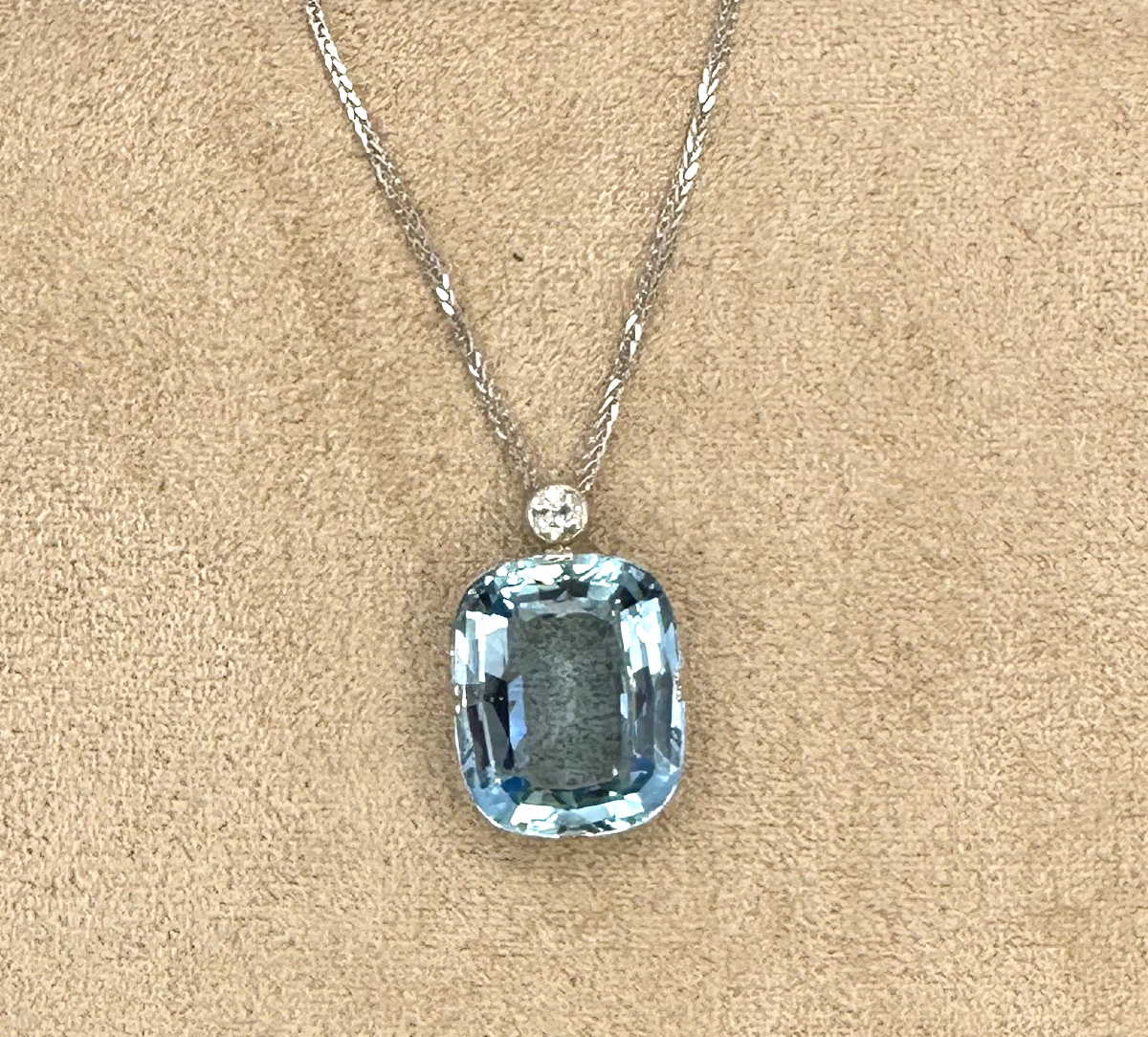 Pendentif Aigue Marine-photo-1