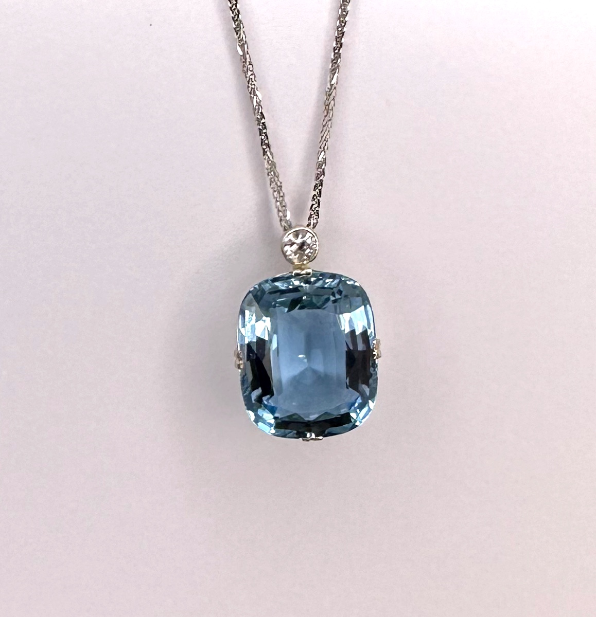 Pendentif Aigue Marine-photo-2