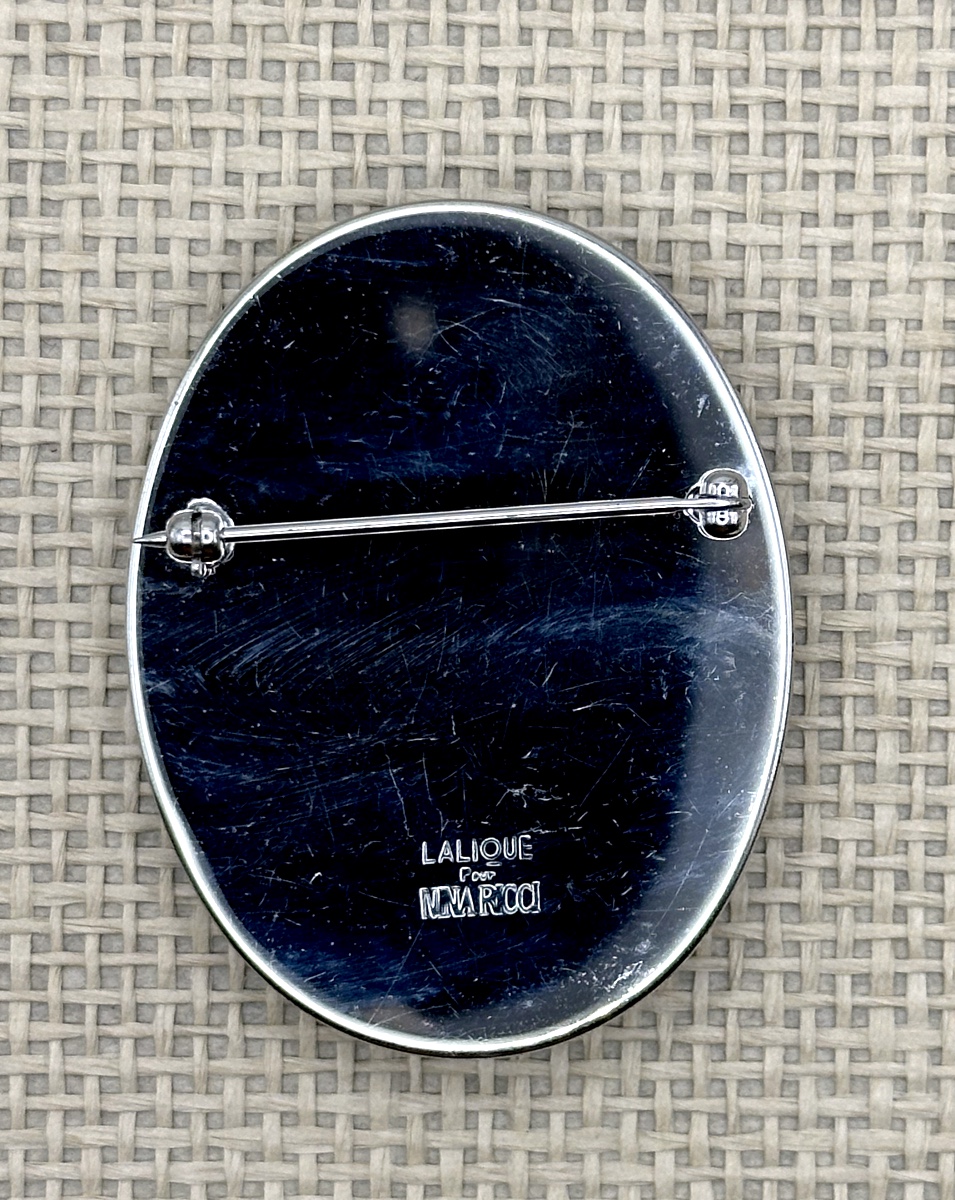 Broche Lalique Nina Ricci-photo-4