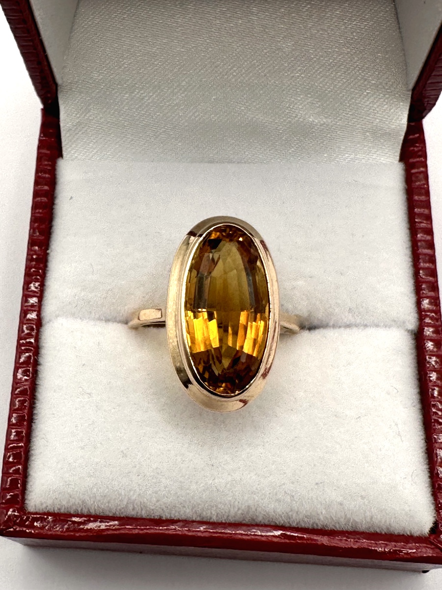 Bague en Citrine