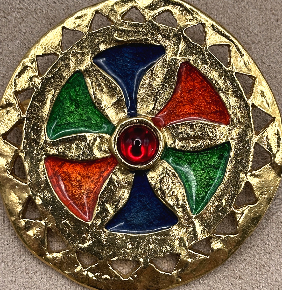 Broche Yves Saint Laurent-photo-4