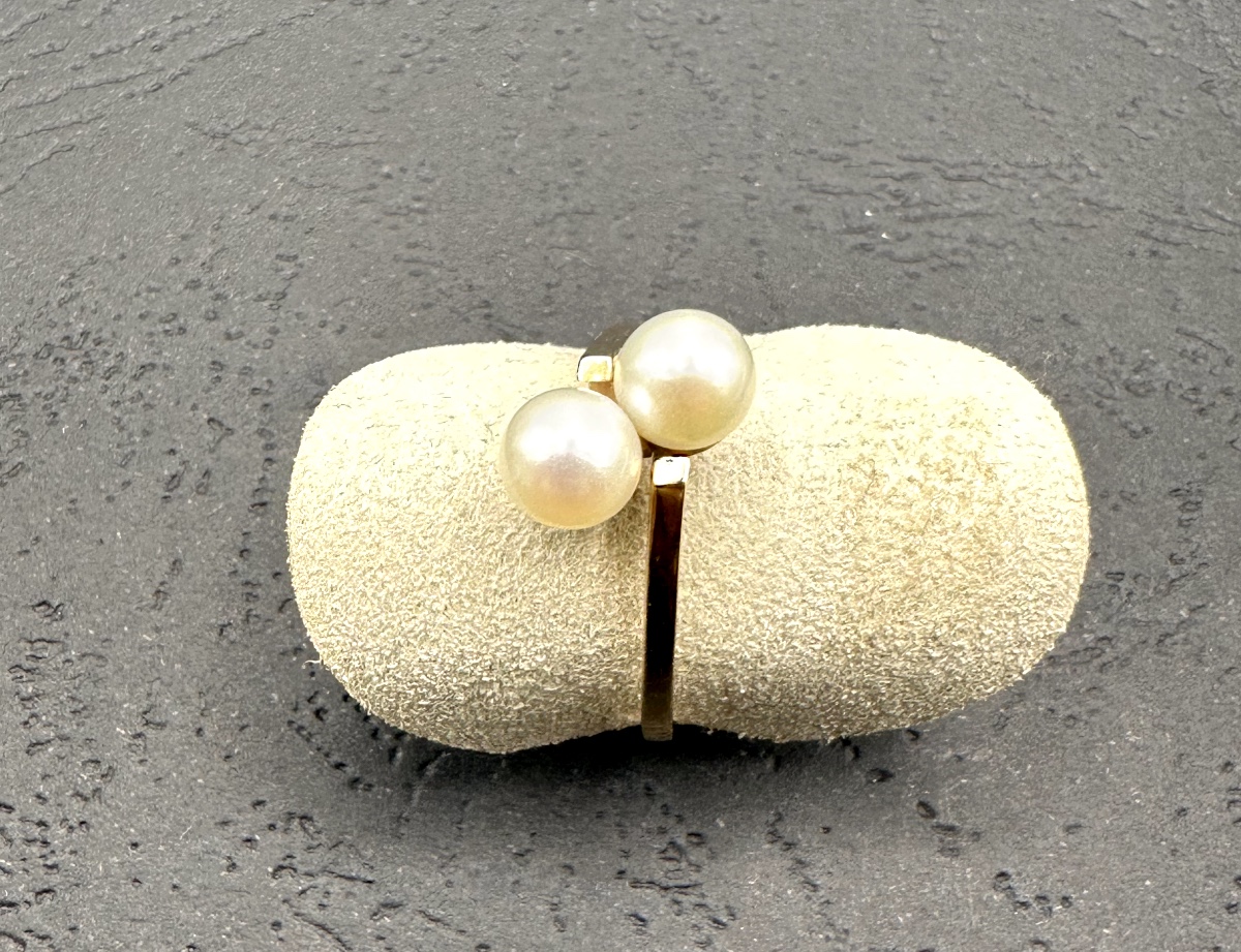 Bague en or jaune toi et moi-photo-2