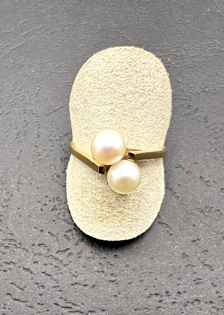 Bague en or jaune toi et moi
