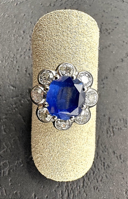 Marguerite Saphir In Platinum