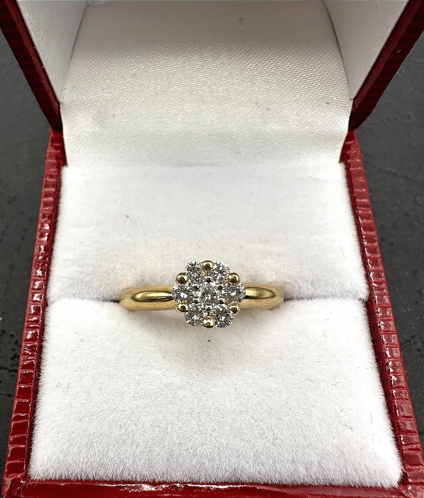 Yellow Gold And Diamond Ring