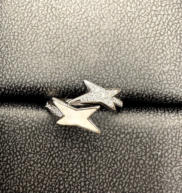 Mauboussin Star Ring With Mother-of-pearl, Diamonds, And White Gold-photo-4