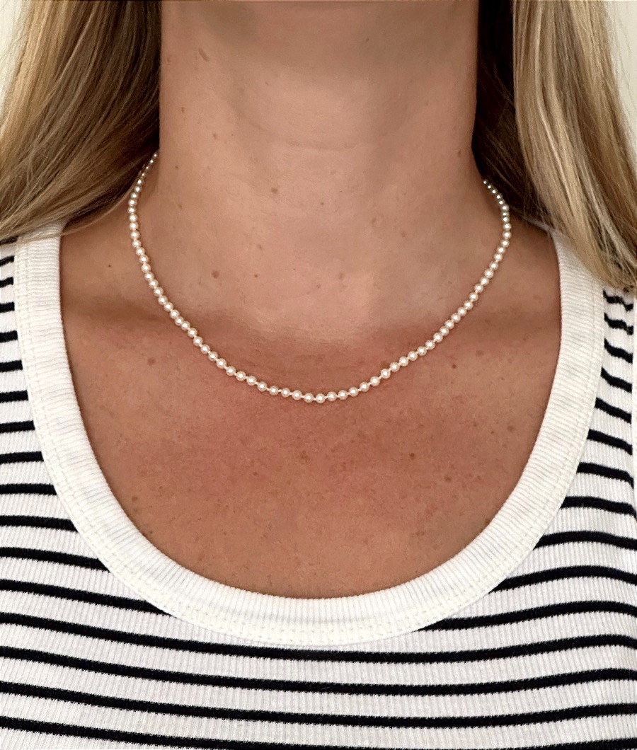 Collier de fines perles de culture-photo-3