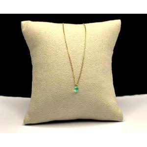 Chaine Pendentif Grenat vert