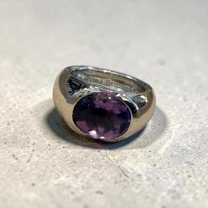 ARTHUS BERTRAND Bague argent - améthyste 