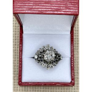 Antique-cut Ring
