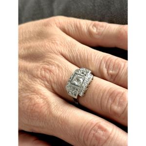 Bague Diamants taille ancienne