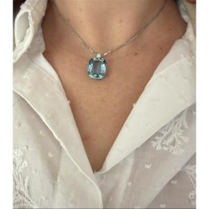 Pendentif Aigue Marine