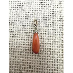 Pendentif en Corail et Or jaune