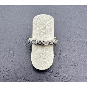 White Gold And Diamond Wedding Band