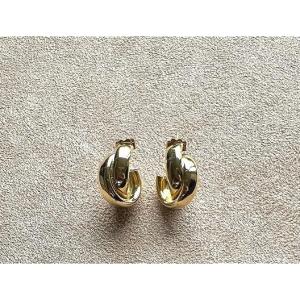 Pair Of Yellow Gold Hoop Earrings